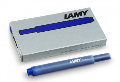 LM10102125 Lamy Комплектующие. Картриджи для перьевой ручки Lamy T10, Синий, 5 шт.