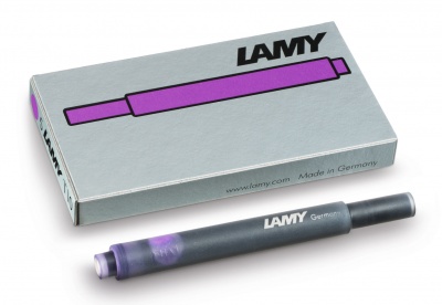 LM1605783 Lamy Комплектующие. Картриджи для перьевой ручки Lamy T10, Фиолетовый, 5 шт.