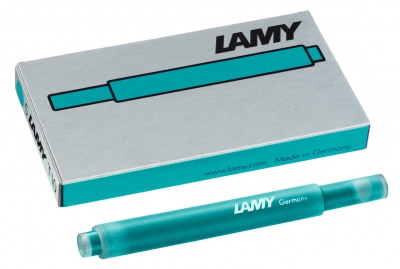 LM210511353 Lamy Комплектующие. Картриджи для перьевой ручки Lamy T10, Турмалин, 5 шт.