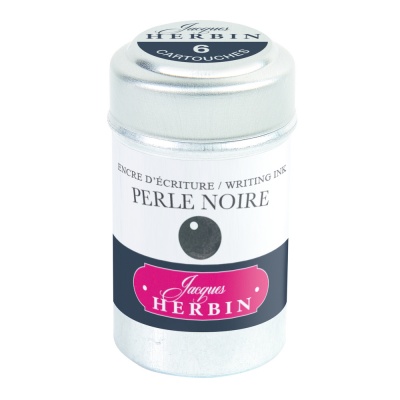 HB23021601 Herbin. Картриджи д/пер ручки Herbin, Perle noire Черный, 6 шт