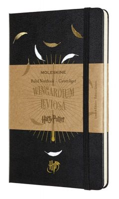 MS1903211 Moleskine Limited Edition. Блокнот Moleskine Limited Edition Harry Potter Large 130х210мм 240стр. линейка черный Leviosa