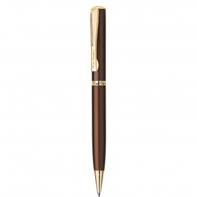 PC1B-MLT60 Pierre Cardin ECO. Ручка шариковая Pierre Cardin ECO, цвет - коричневый металлик. Упаковка Е или Е-1