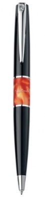 PC1B-MLT139 Pierre Cardin LIBRA. Ручка шариковая Pierre Cardin LIBRA, цвет - черный и оранжевый. Упаковка В