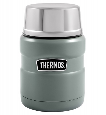 TM20051913 Thermos King. Термос из нерж. стали с ложкой тм THERMOS SK3000-MGR 0,47 L