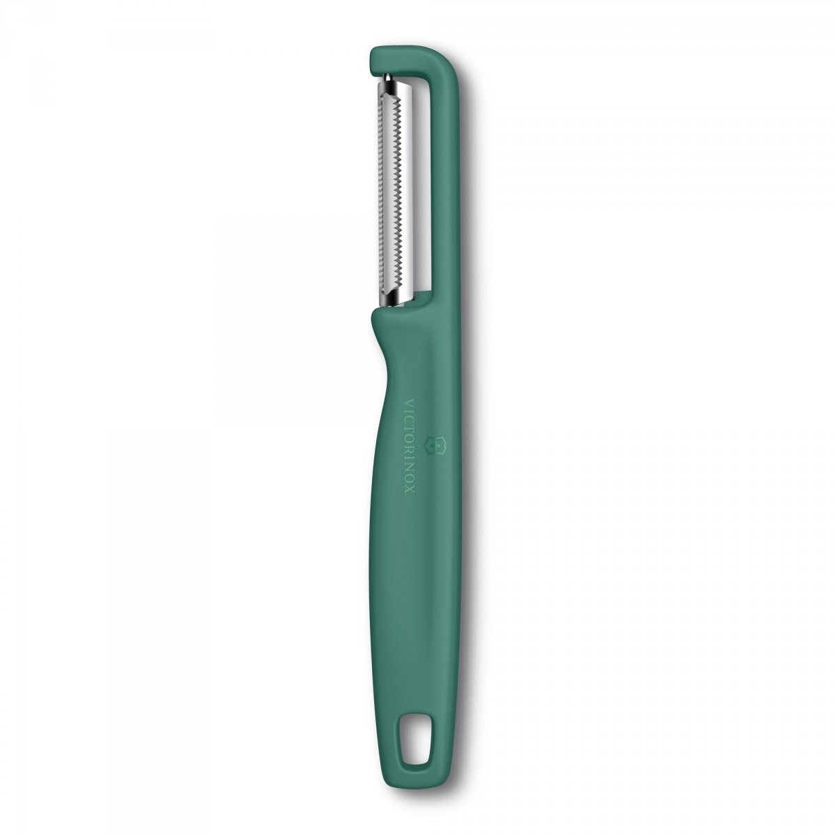 VX2412271 Victorinox Iota Serrated Peeler. Овощечистка Victorinox Iotaс лезвием двухсторон. зеленый