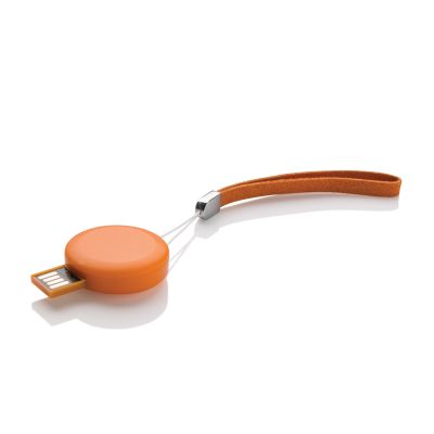 XI170190336 USB флешка Round 8 ГБ, оранжевый
