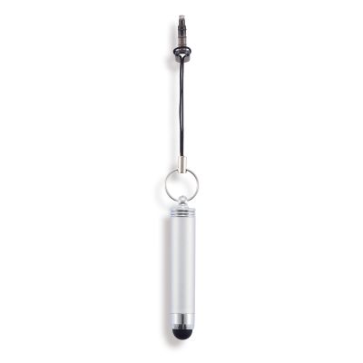 XI15097890 Брелок для ключей с ручкой-стилусом, серебряный