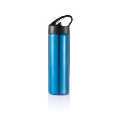 XI113715 XD Design. Спортивная бутылка для воды с трубочкой, 450 мл, синий