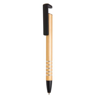 XI170190379 Алюминиевая ручка-стилус с подставкой для телефона, золотой
