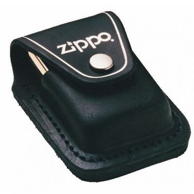 ZP1A-BLK4 Zippo. Чехол ZIPPO для широкой зажигалки, с петлёй, натуральная кожа, чёрный