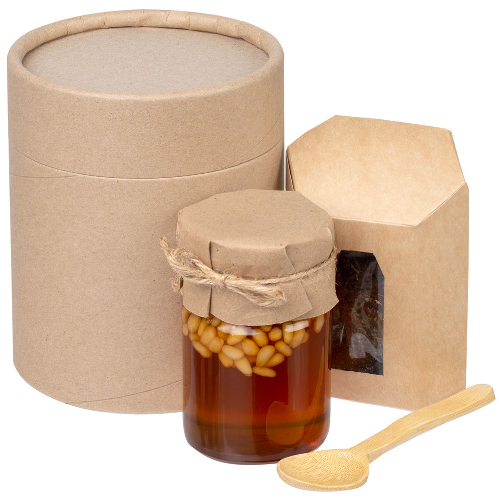 PS2408233393 сделано в России. Набор Honey Fields, мед с кедровыми орехами