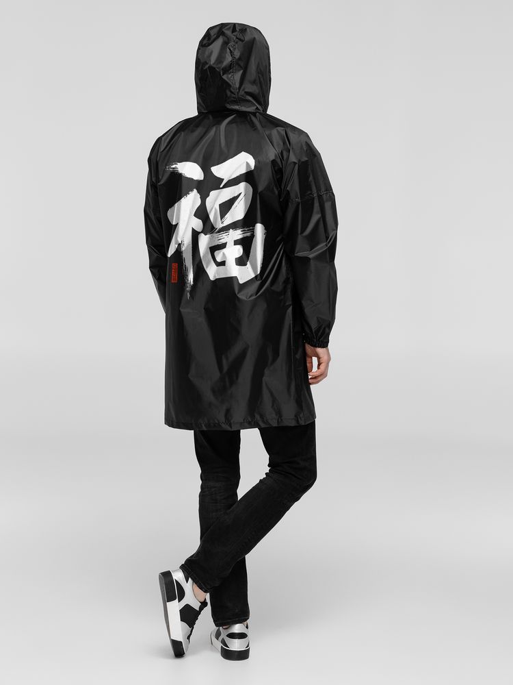 PS17102589 CoolColor Вечные ценности. Дождевик &laquo;Вечные ценности. Счастье&raquo;, черный