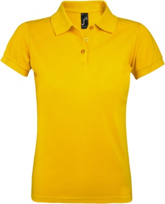PS15118685 Sol&#39;s. Рубашка поло женская PRIME WOMEN 200 желтая, размер S