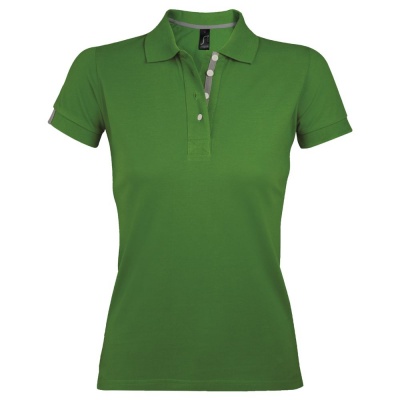 PS151181875 Sol&#39;s. Рубашка поло женская PORTLAND WOMEN 200 зеленая, размер L
