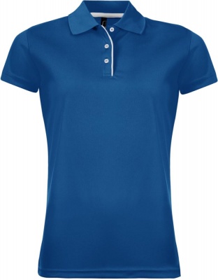 PS151181070 Sol&#39;s. Рубашка поло женская PERFORMER WOMEN 180 ярко-синяя, размер XL