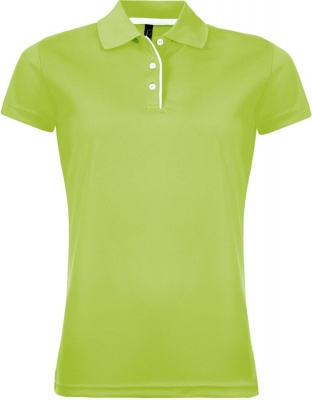 PS151181044 Sol&#39;s. Рубашка поло женская PERFORMER WOMEN 180 зеленое яблоко, размер M