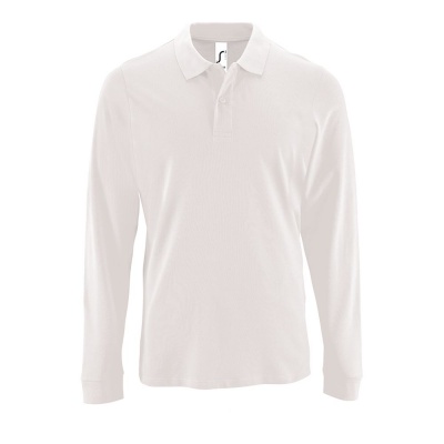 PS183070407 Sol&#39;s. Рубашка поло мужская с длинным рукавом PERFECT LSL MEN белая, размер XXL