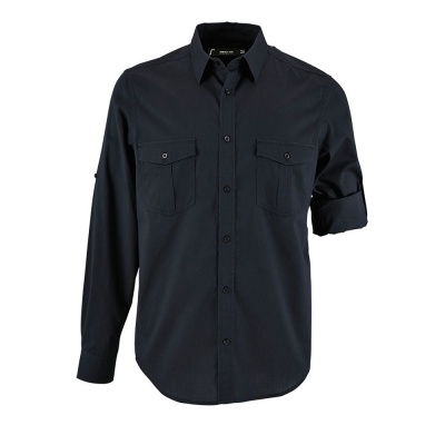 PS183070559 Sol&#39;s. Рубашка мужская BURMA MEN темно-синяя, размер S