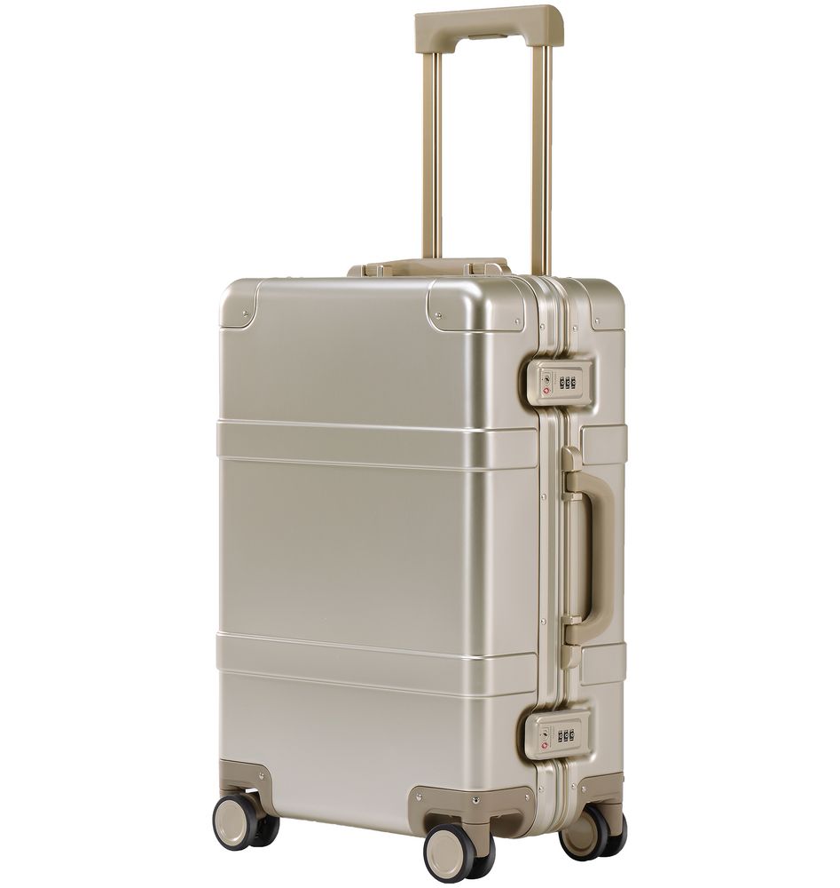 PS2408233843 Ninetygo. Чемодан Metal Luggage, золотистый