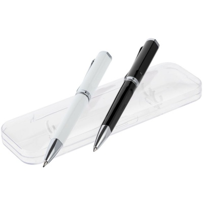 PS2102088911 Rezolution. Набор Phase: ручка и карандаш, черный с белым