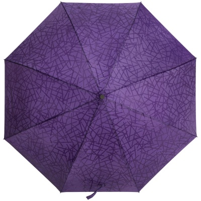 PS2002987 Складной зонт Magic с проявляющимся рисунком, фиолетовый