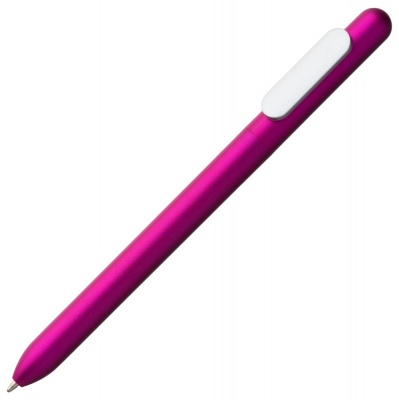 PS2003720 Open. Ручка шариковая Slider Silver, розовый металлик (фуксия)