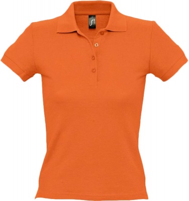 PS14TX-ORG5 Sol&#39;s. Рубашка поло женская PEOPLE 210, оранжевая