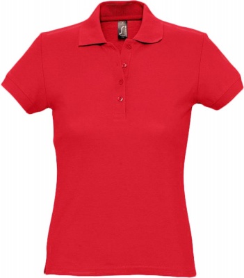 PS14TX-RED12M Sol&#39;s. Рубашка поло женская PASSION 170 красная, размер M