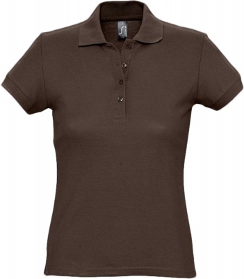 PS1701023611 Sol&#39;s. Рубашка поло женская PASSION 170, шоколадно-коричневая