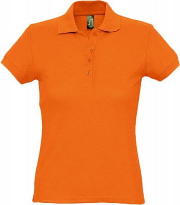 PS14TX-ORG1L Sol&#39;s. Рубашка поло женская PASSION 170 оранжевая, размер L
