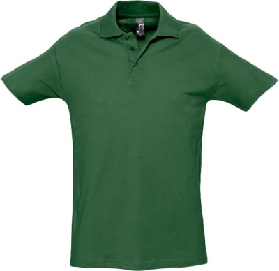 PS1701024169 Sol&#39;s. Рубашка поло мужская SPRING 210, темно-зеленая