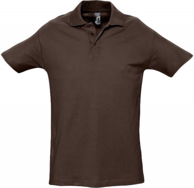PS1701024171 Sol&#39;s. Рубашка поло мужская SPRING 210, шоколадно-коричневая