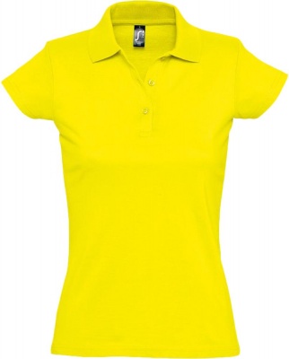 PS1701023765 Sol&#39;s. Рубашка поло женская Prescott Women 170, желтая (лимонная)