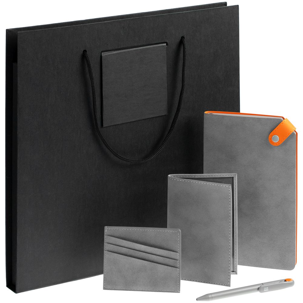 PS2408239154 Набор Nubuk Grey, серый с оранжевым