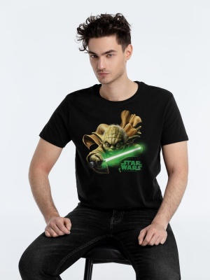 PS2102092613 Футболка &laquo;Мастер-джедай&raquo;, черная