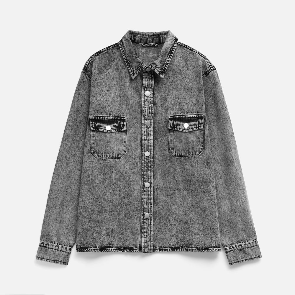 PS1710251086 andor. Куртка джинсовая O3, серая