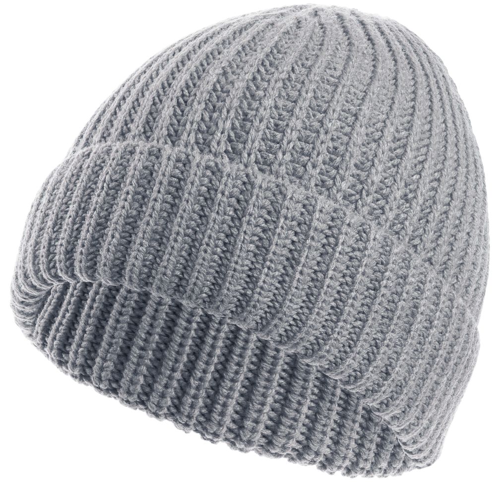 PS1710254480 teplo. Шапка Nordkapp, светло-серый меланж