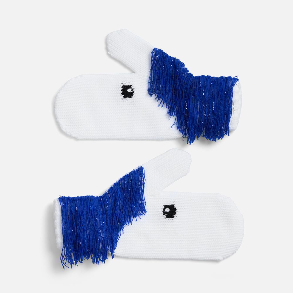 PS1710255182 teplo. Варежки &laquo;Игогошки&raquo;, с синей гривой