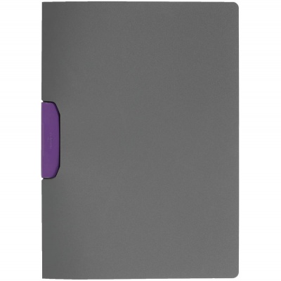 PS2203155871 Durable. Папка Duraswing Color, серая с фиолетовым клипом