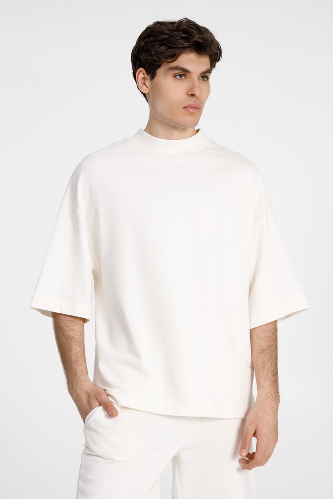 PS1710251175 andor. Футболка оверсайз унисекс T9, молочно-белая