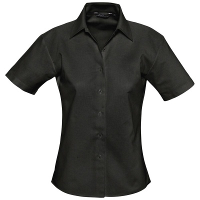 PS1701023269 Sol&#39;s. Рубашка женская с коротким рукавом ELITE, черная