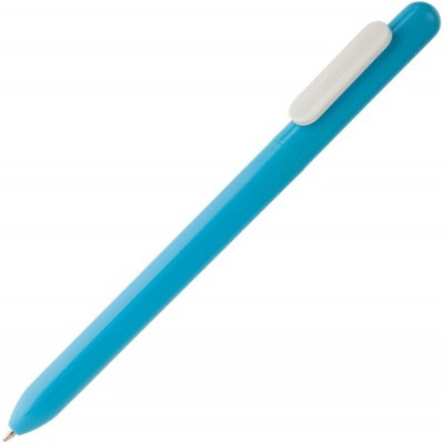 PS2003709 Open. Ручка шариковая Slider, голубая с белым