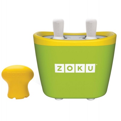 PS2102088809 Zoku. Набор для приготовления мороженого Duo Quick Pop Maker, зеленый