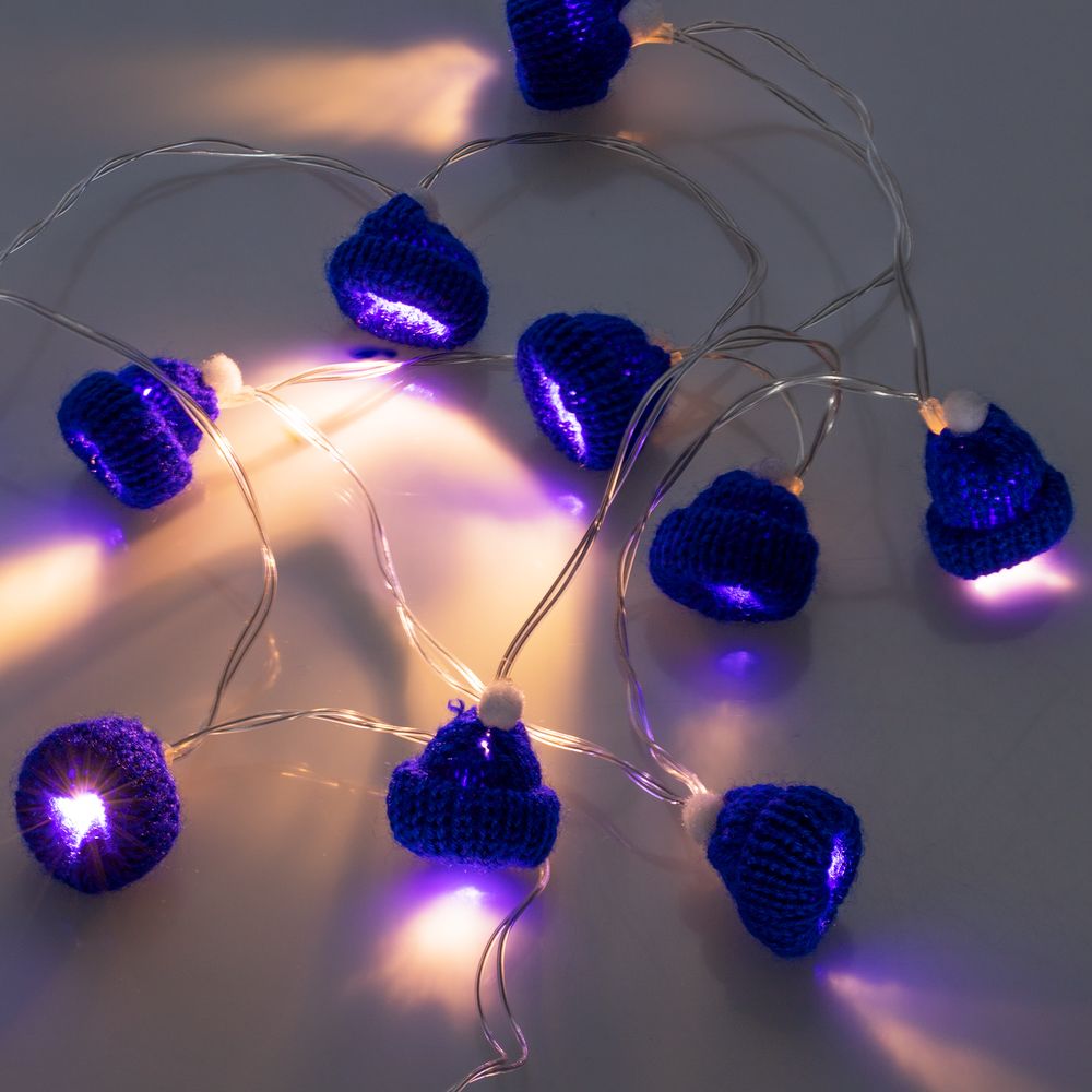 PS171025978 Гирлянда Cosy Poms, синяя