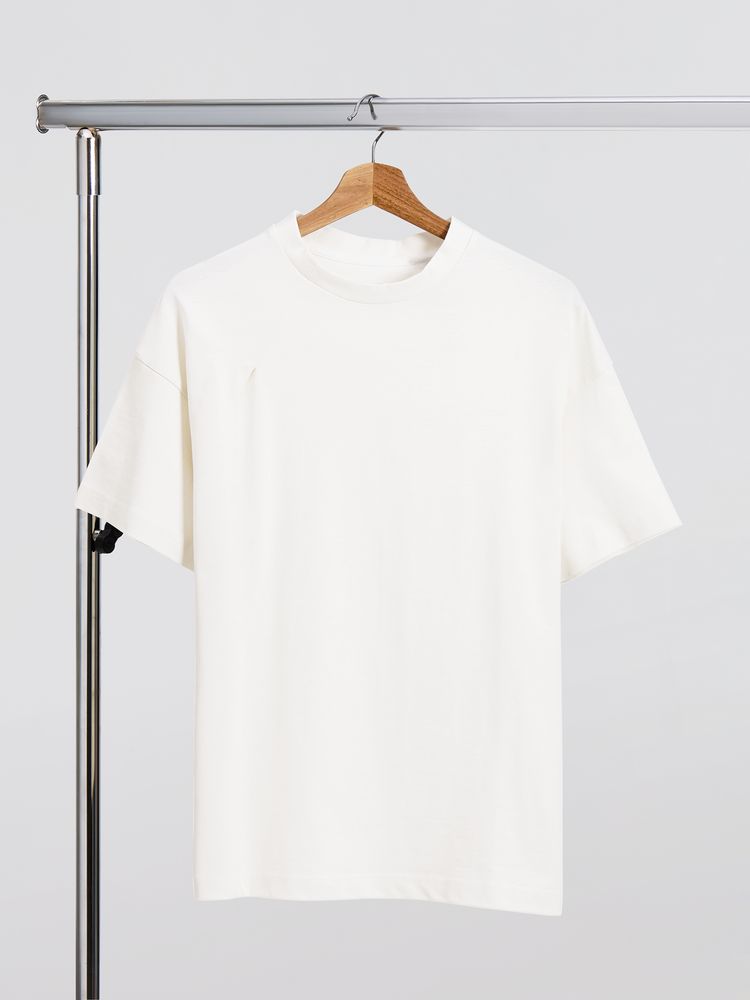 PS1710251228 Manevr. Футболка оверсайз унисекс Sinkopa, молочно-белая