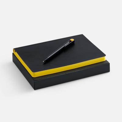 PS1710255195 Набор Doppio, черный с желтым