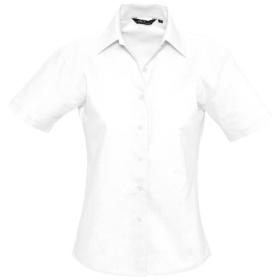 PS10TX-WHT16 Sol&#39;s. Рубашка женская с коротким рукавом ELITE, белая