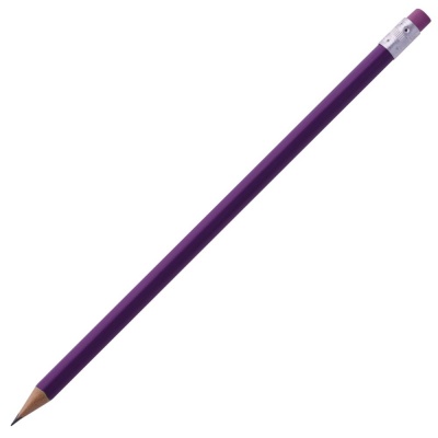 PS171031822 Карандаш простой Triangle с ластиком, фиолетовый