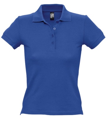 PS15118437 Sol&#39;s. Рубашка поло женская PEOPLE 210 ярко-синяя, размер XXL