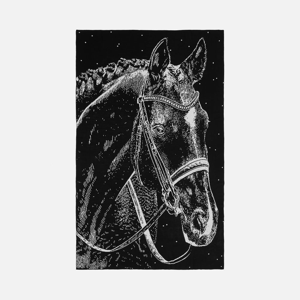 PS1710255177 teplo. Плед &laquo;Вороной&raquo;